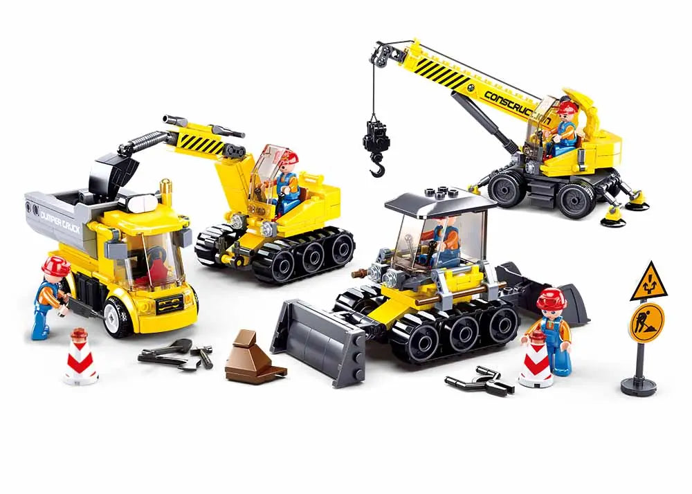 Sluban Construction Site Set M38-B0810 (465 Pcs)