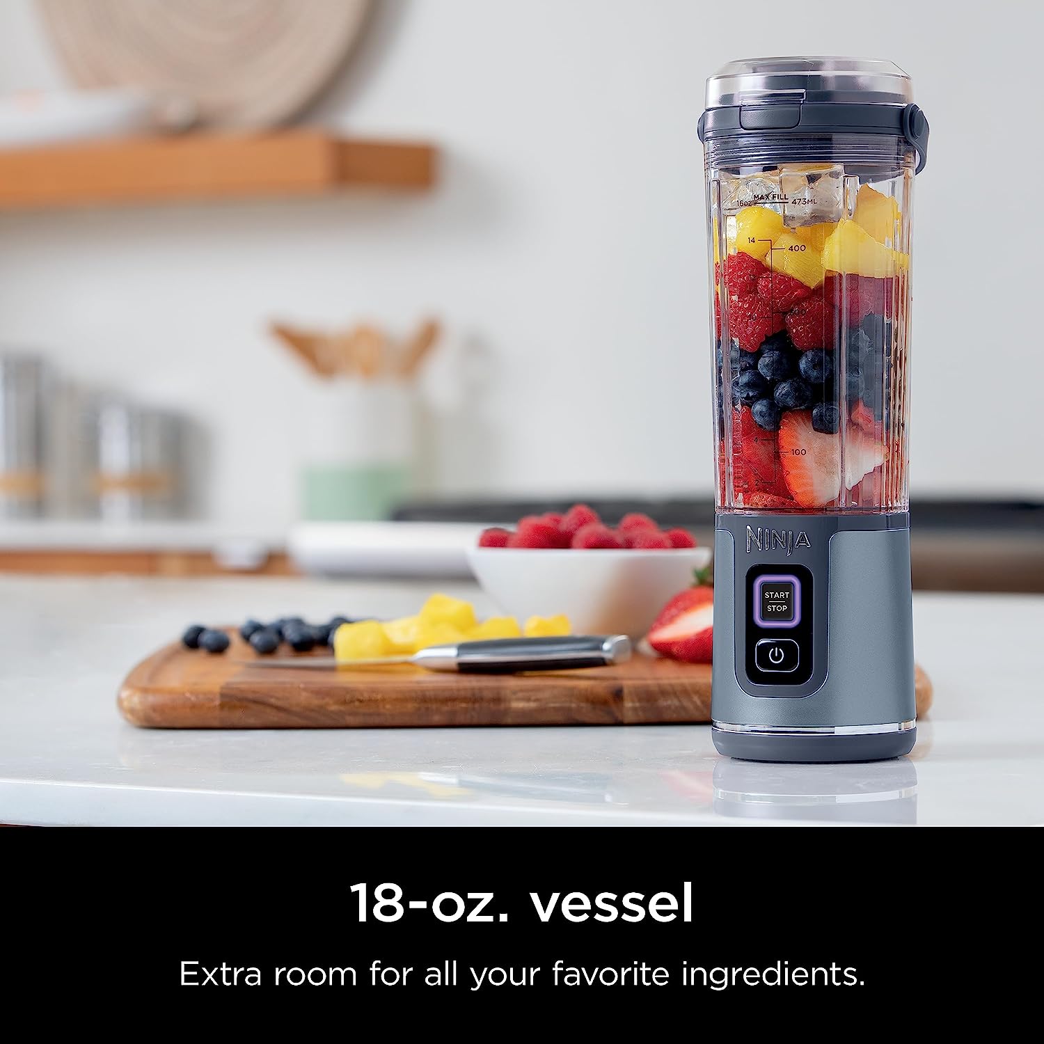 Ninja Blast Cordless Portable Blender – Denim Blue