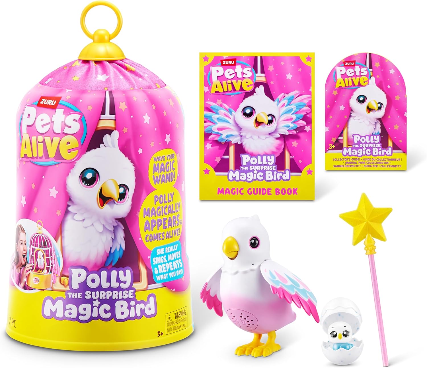 Pets Alive Polly the Magic Bird  – Interactive Singing Parrot
