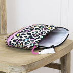 Multicolour animal print cotton travel pouch - Flemings Department Store