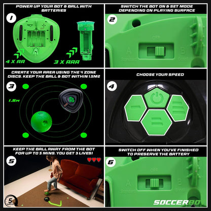 Strikesphere Soccer Bot – Indoor Football Trainer Skills Game