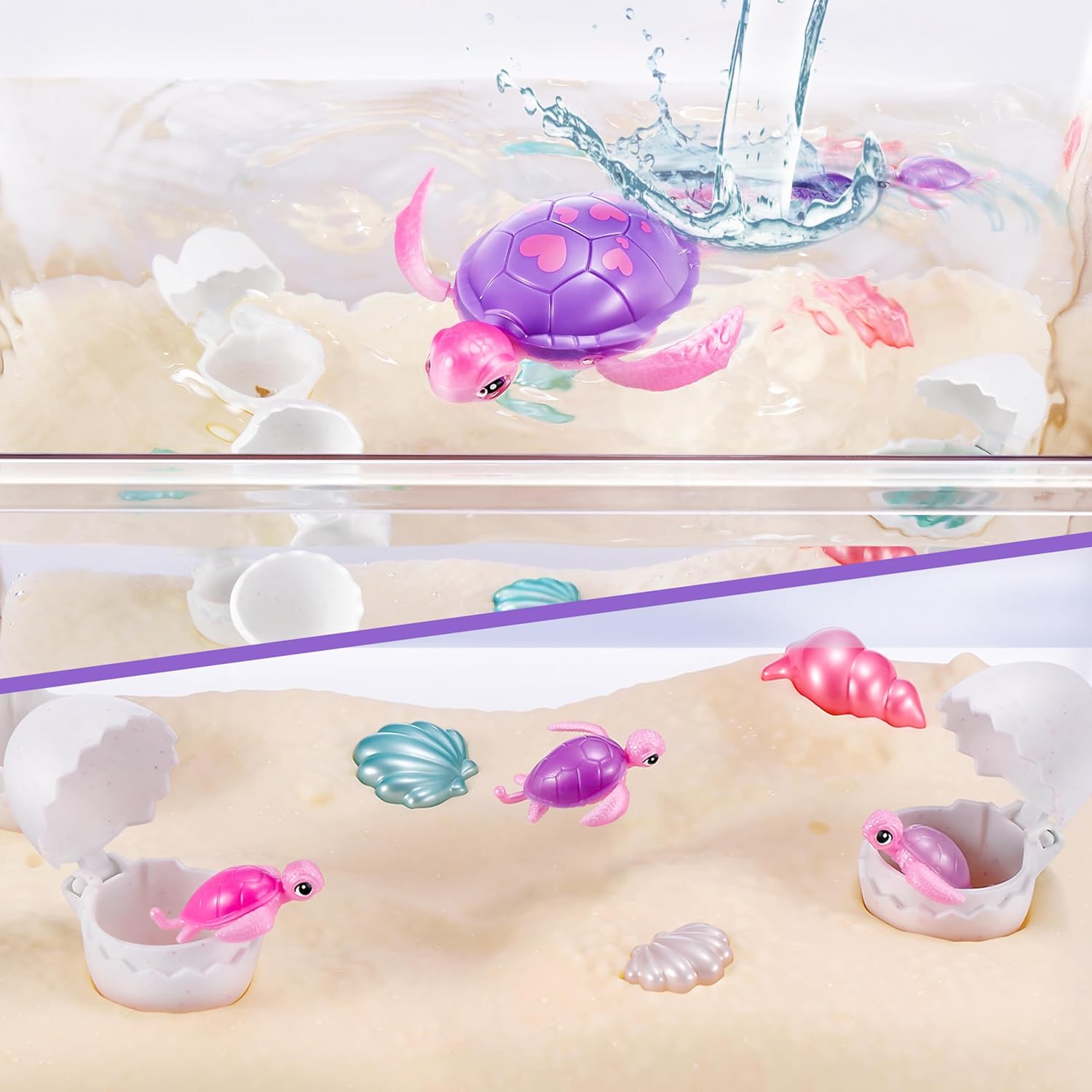 Pets Alive Mama Turtle Surprise – Walking & Swimming Pet