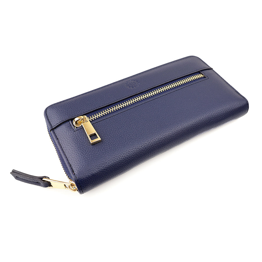 Navy Long Purse