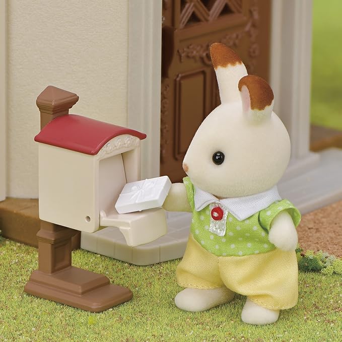 Sylvanian Families Red Roof Country Home | Large Light-Up House with Secret Attic