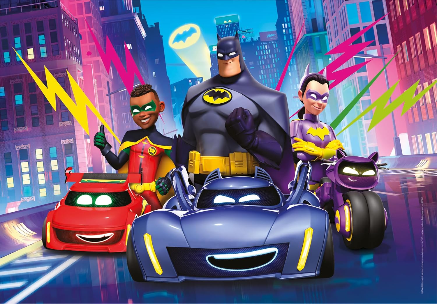 Clementoni Batwheels Puzzle – 104 Maxi Piece Supercolor