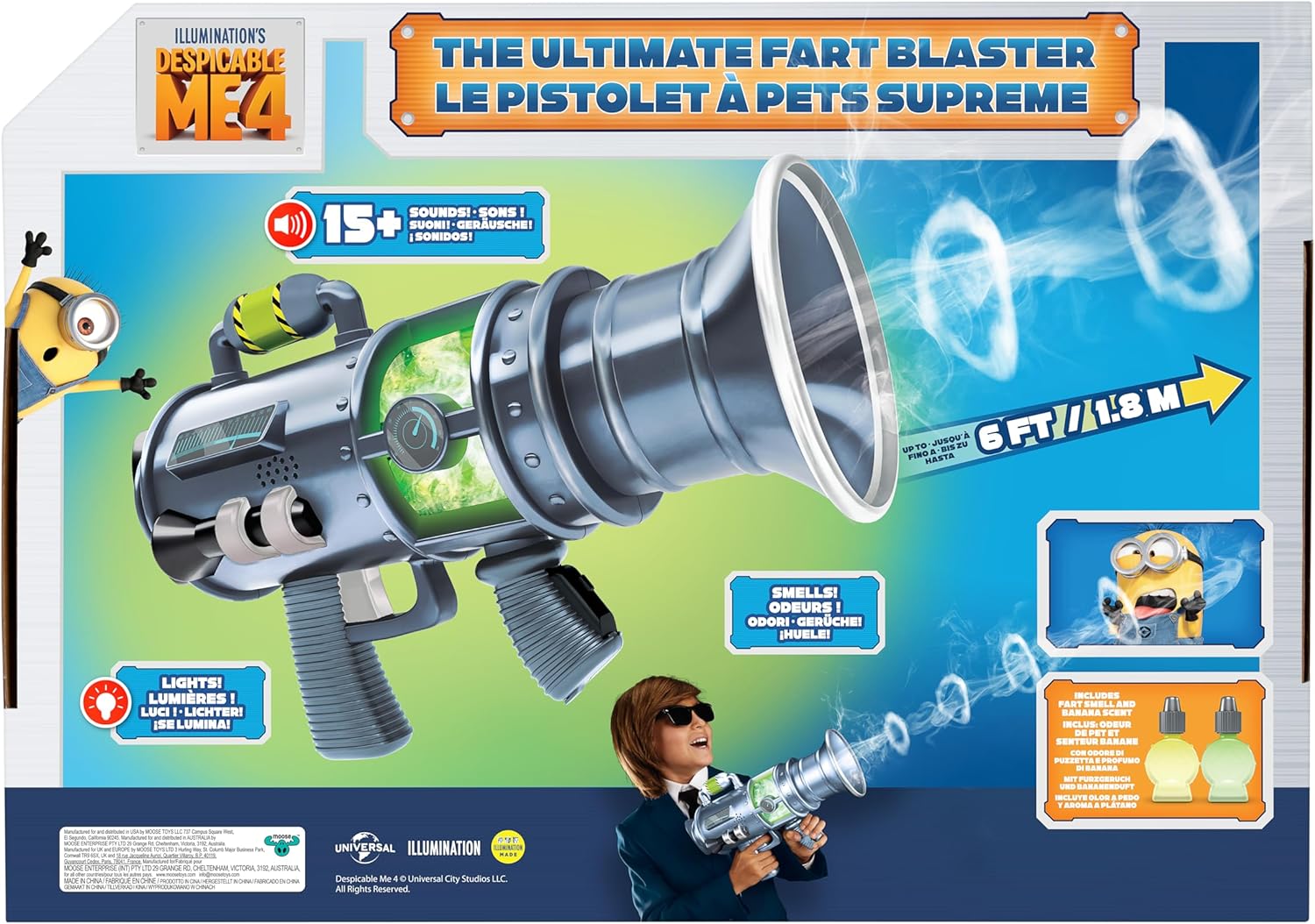 Minions Despicable Me 4 - The Ultimate Fart Blaster - Flemings Department Store