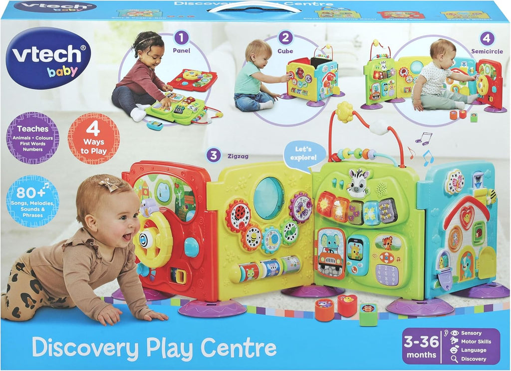 VTech Baby Discovery Play Centre – 3-in-1 Educational Musical Toy