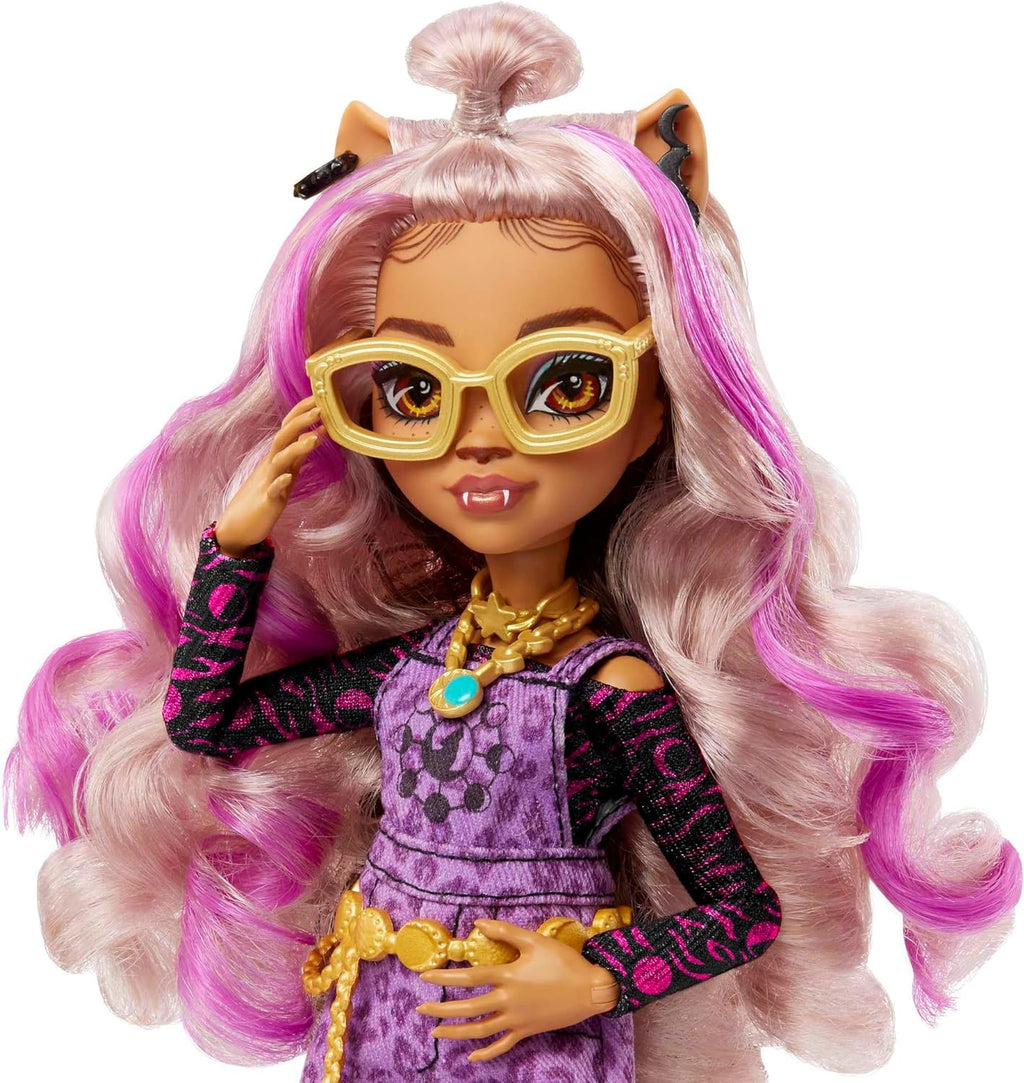 Monster High Crescent Clawdeen Wolf Doll - Flemings Department Store