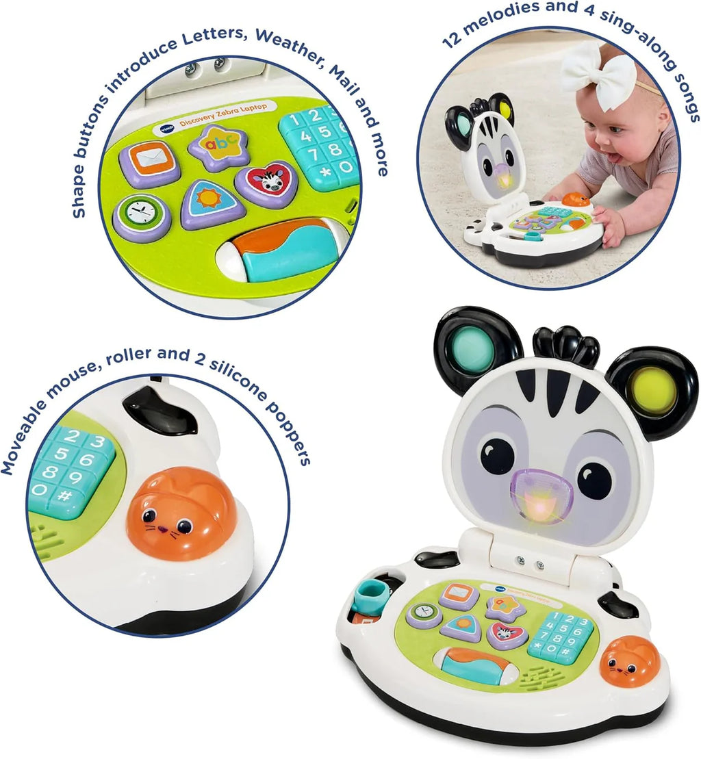 VTech Zebra Laptop – Interactive Learning Toy