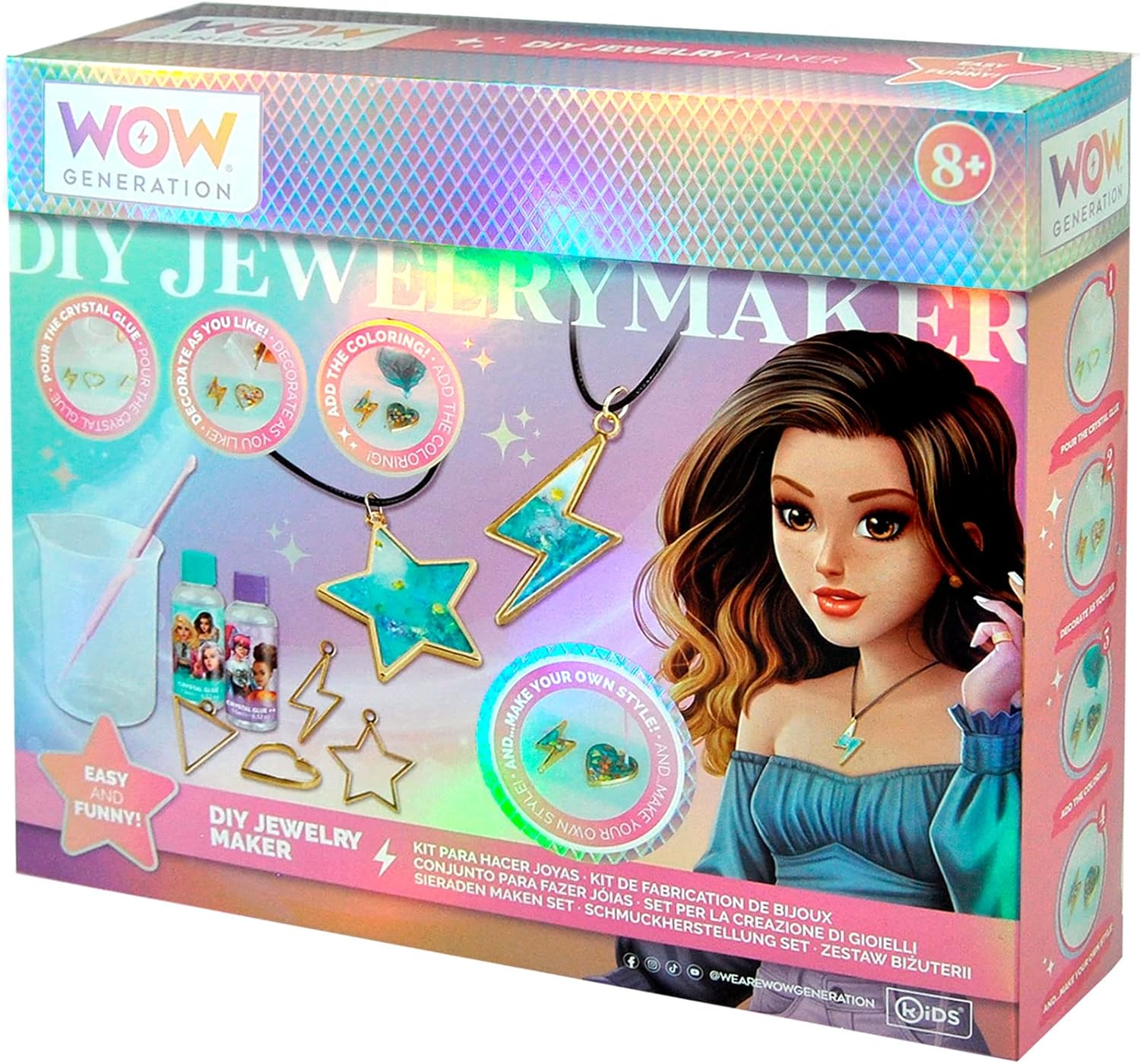 Kids Euroswan DIY Jewellery Maker Wow Generation - Flemings Department Store
