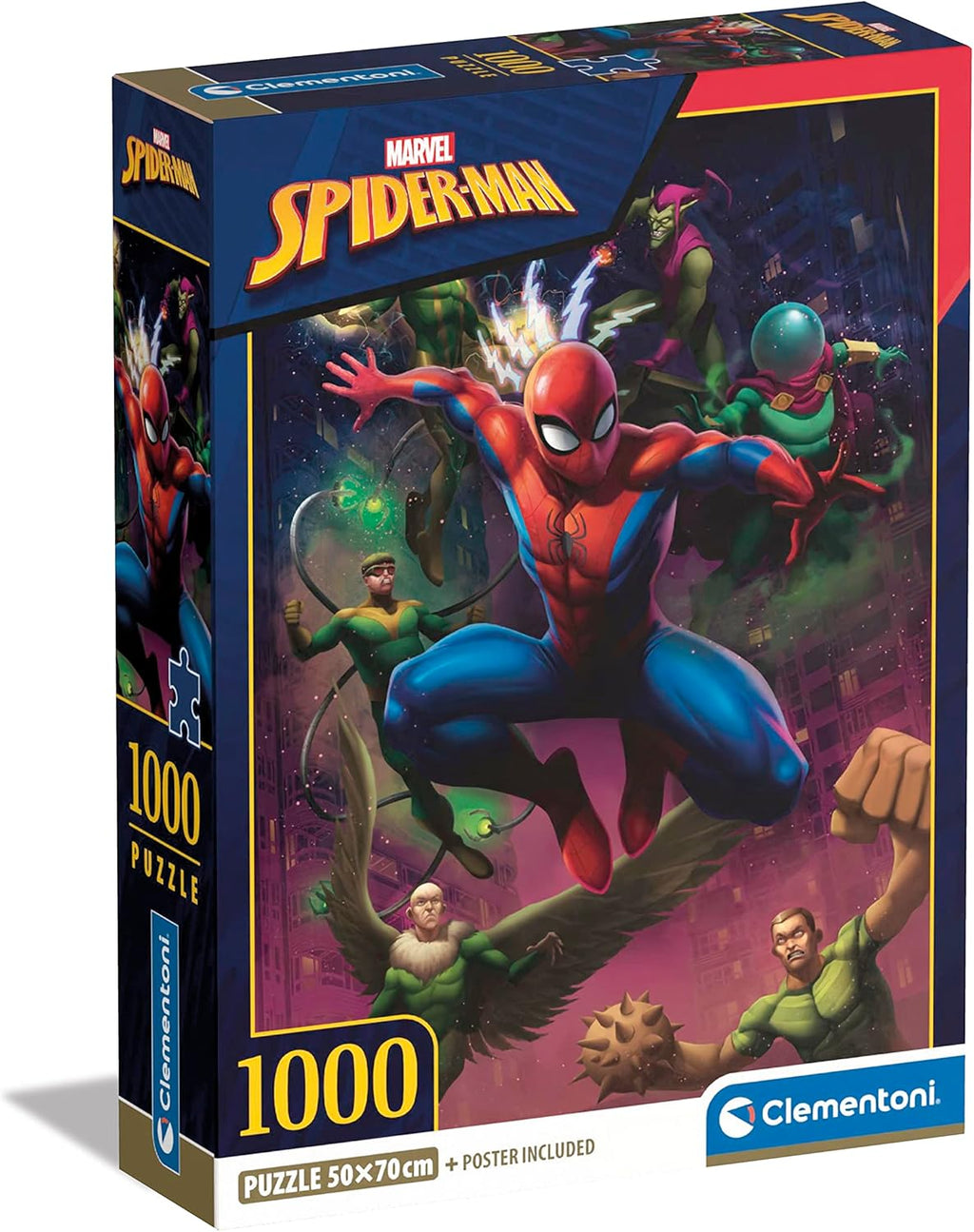 Clementoni Spider-Man Puzzle – 1000 Piece Marvel Jigsaw