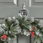 Premier 50cm New Jersey Christmas Wreath with Berries & Cones – view 4