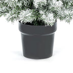 Premier 90cm (3ft) Flocked Woodcote Spruce Christmas Tree in Pot – view 5