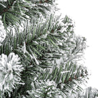 Premier 90cm (3ft) Flocked Woodcote Spruce Christmas Tree in Pot – view 3