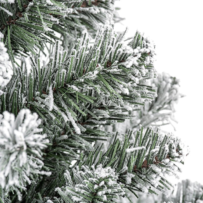Premier 90cm (3ft) Flocked Woodcote Spruce Christmas Tree in Pot – view 3