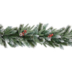 Premier 2.7m New Jersey Christmas Garland with Berries & Cones