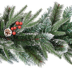 Premier 1.8m New Jersey Christmas Garland with Berries & Cones – view 3
