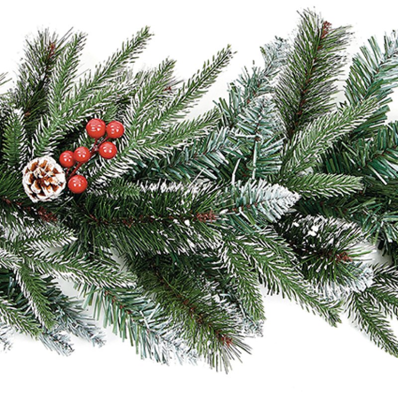 Premier 1.8m New Jersey Christmas Garland with Berries & Cones – view 3