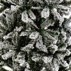 Premier 2.2m (7.5ft) Snow Flocked Slim Spruce Pine Christmas Tree – view 4