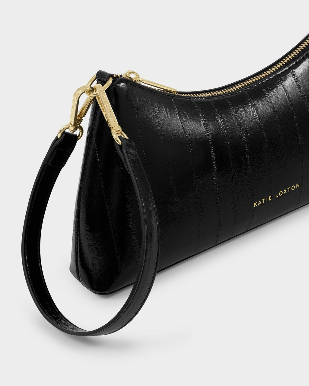 Miley Small Shoulder Bag in Black Eel - image 3