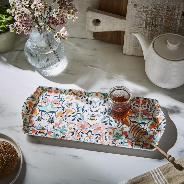 Ulster Weavers Bee Bloom Tray - Small One Size in Yellow - Flemings Department Store