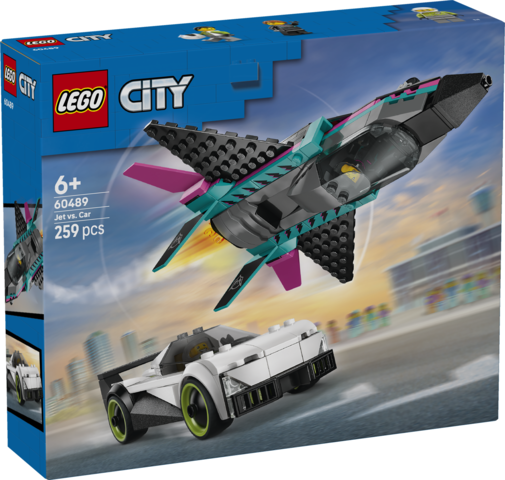 LEGO Jet vs. Car 60489