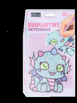 Diamantiny Kawaii Acrylic Keychains Display