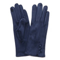 kate Navy faux suede goves 