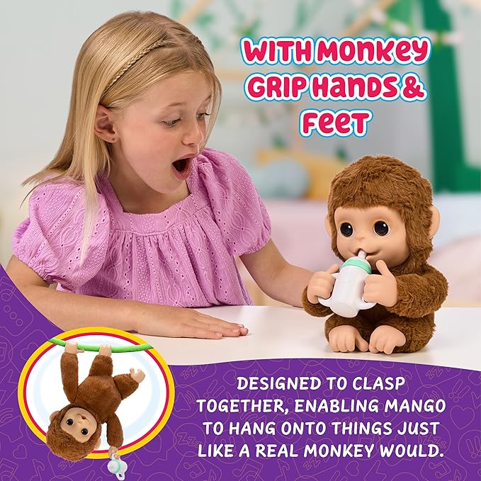 Little Live Pets My Baby Monkey – 50+ Sounds & Reactions