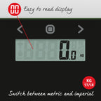 Slim Glass Analyser Bathroom Scale - Black - Flemings Department Store