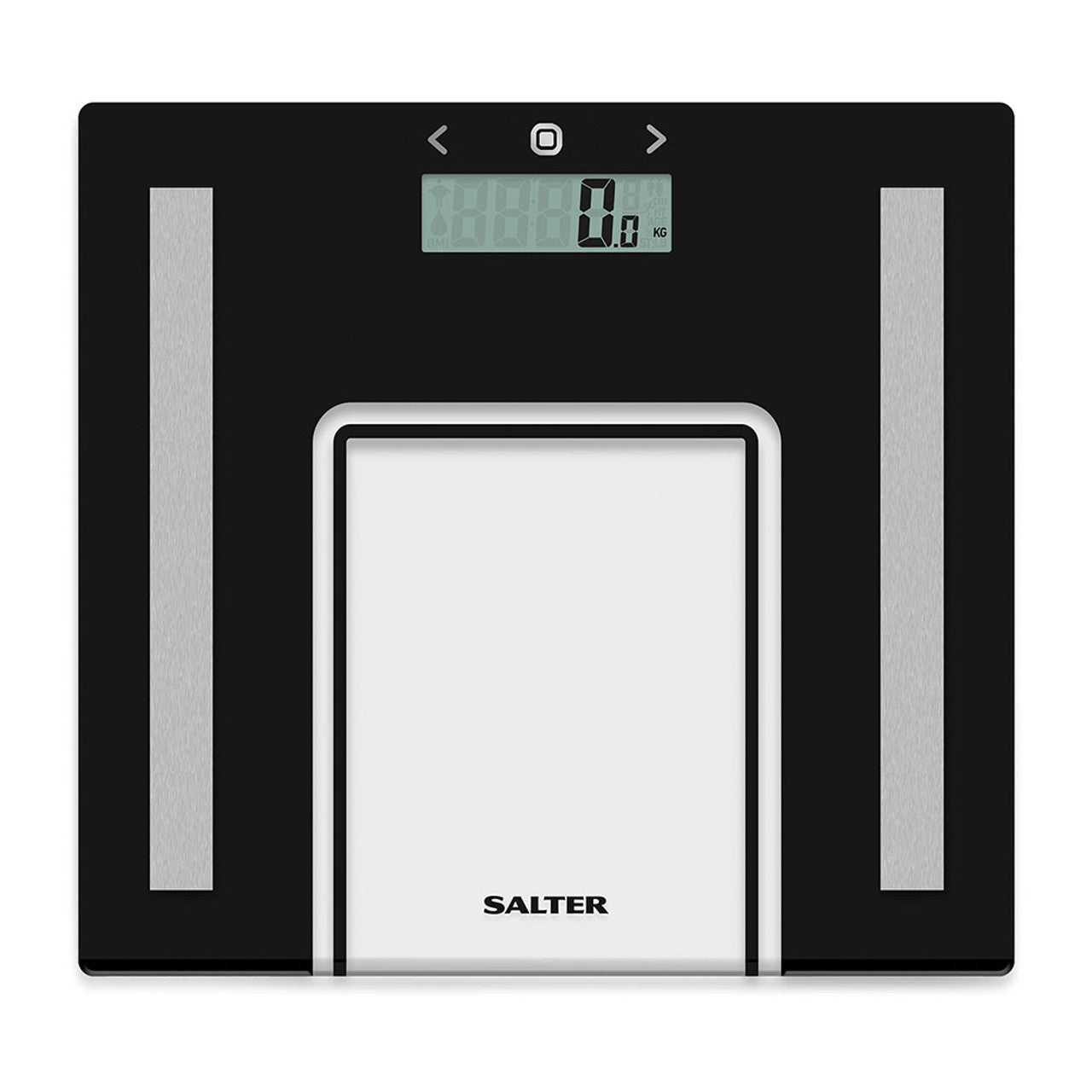 Slim Glass Analyser Bathroom Scale - Black - Flemings Department Store