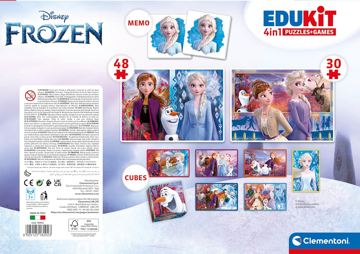 Edukit 4 In 1 Disney Frozen - Flemings Department Store