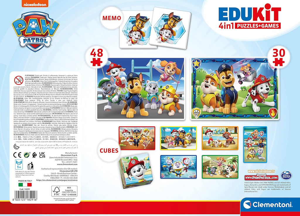 Edukit 4 In 1 Paw Patrol - Flemings Department Store