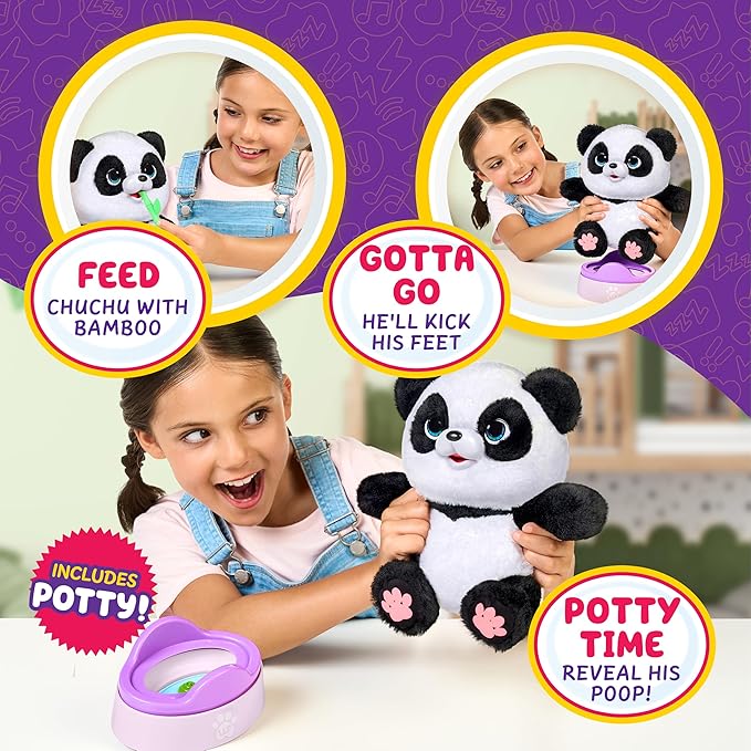 Little Live Pets My Baby Panda ChuChu – 50+ Sounds & Reactions