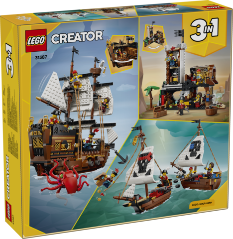 LEGO Iconic Pirate Ship 31387 – product image 2