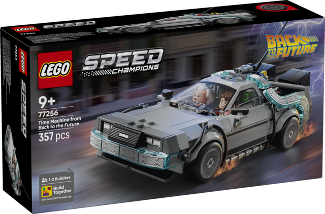 LEGO Speed Champions Back to the Future DeLorean set packaging