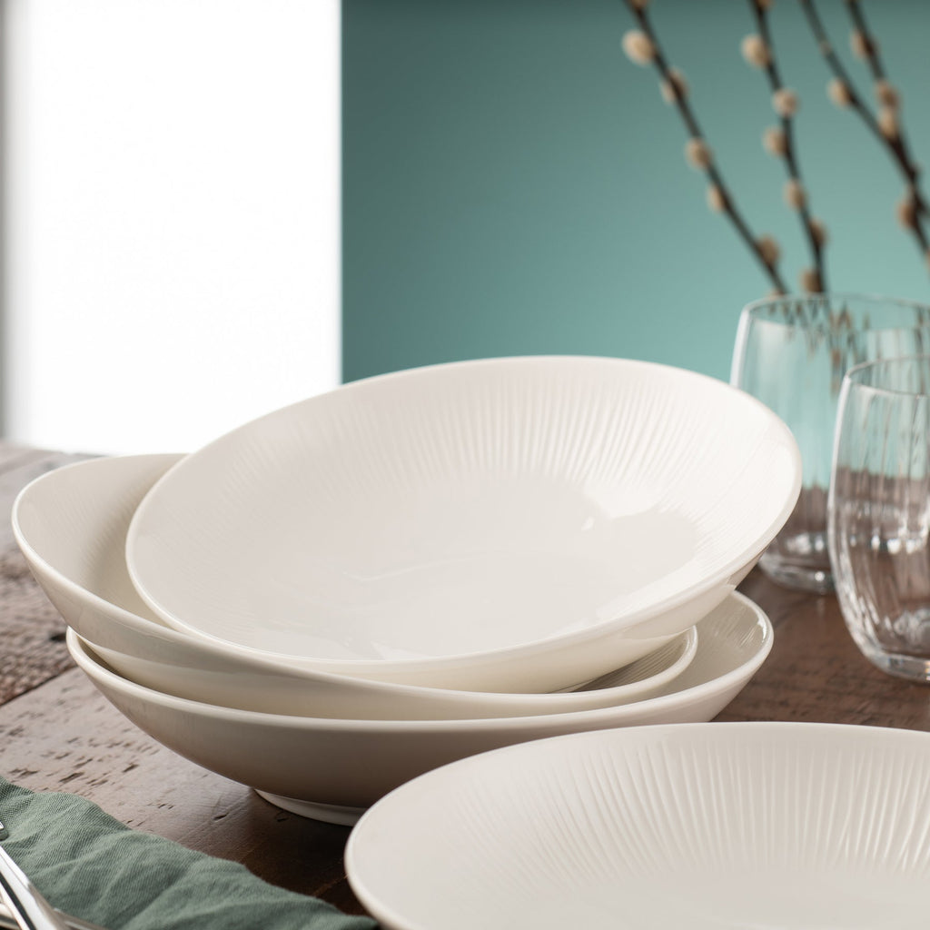 Belleek Living Erne Pasta Bowls Set of 4 - Flemings Department Store