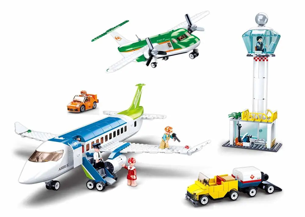 Sluban Airport Set with 2 Aircraft M38-B0930 (463 Pcs)