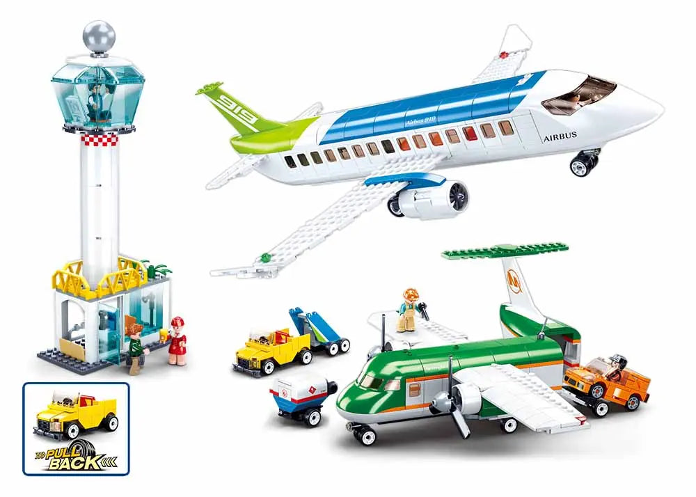 Sluban Airport Set with 2 Aircraft M38-B0930 (463 Pcs)