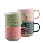 Belleek Living Squiggle Mugs Set of 4 product view