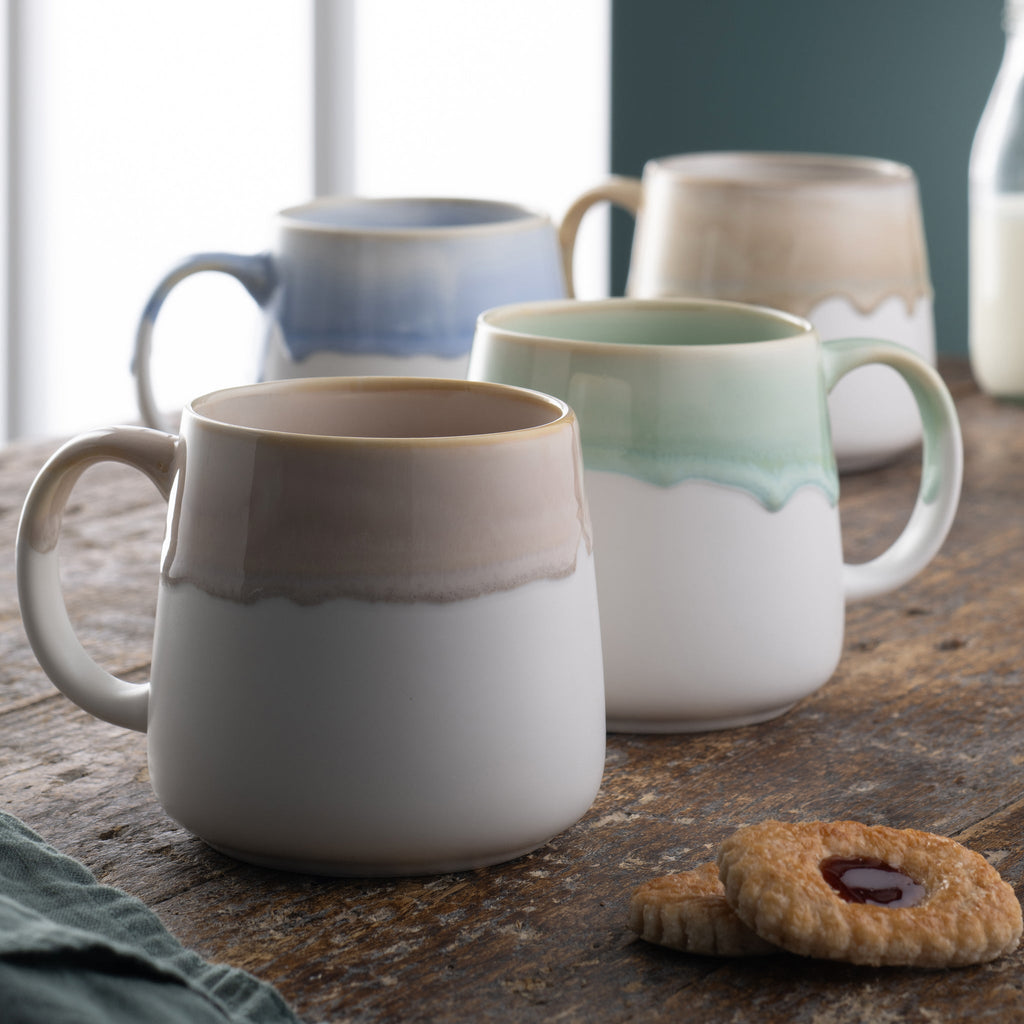 Belleek Living Coastal Mugs Set of 4 detail view