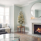 Premier 1.5m (5ft) Pre-Lit Flocked Potted Eldon Fir Tree, 180 LED – view 4
