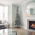 Premier 2.2m (7.5ft) Snow Flocked Slim Spruce Pine Christmas Tree – view 6