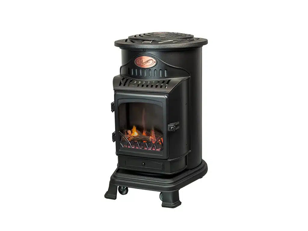 Sahara Provence Portable Gas Heater 3.4kW – Real Flame, No Flue