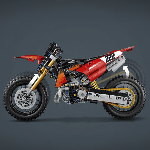 LEGO Ducati Desmo450 MX Factory Motorcycle 42238 – product image 4
