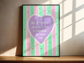 An áit a bhfuil do chroí – Irish Seanfhocal Print as Gaeilge