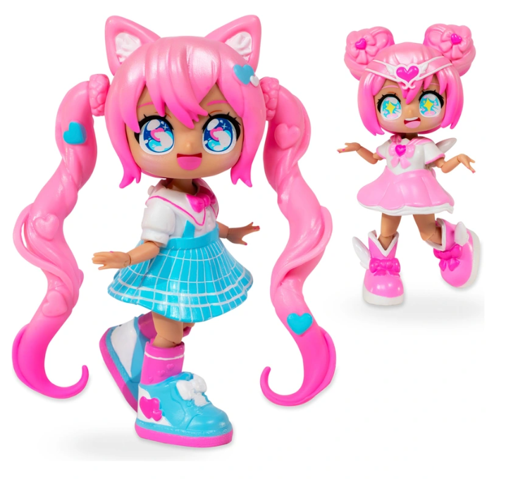 Animakii Doll 2-pack – Magical Girl and School Girl anime figures