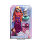 Disney Frozen doll in packaging with a dog toy
