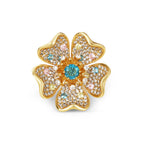 Newbridge Silverware Gold Plated Floral Brooch | Flemings