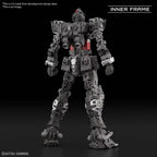 Gundam model kit with 'Inner Frame' text on a black background